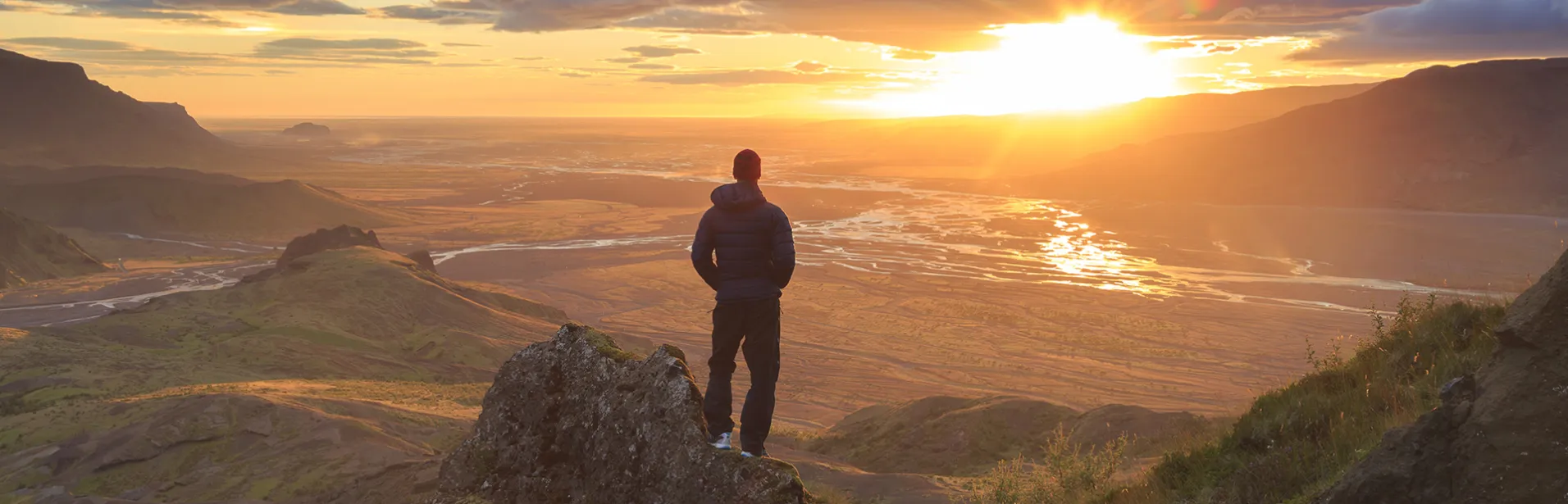 south coast, iceland, sunset