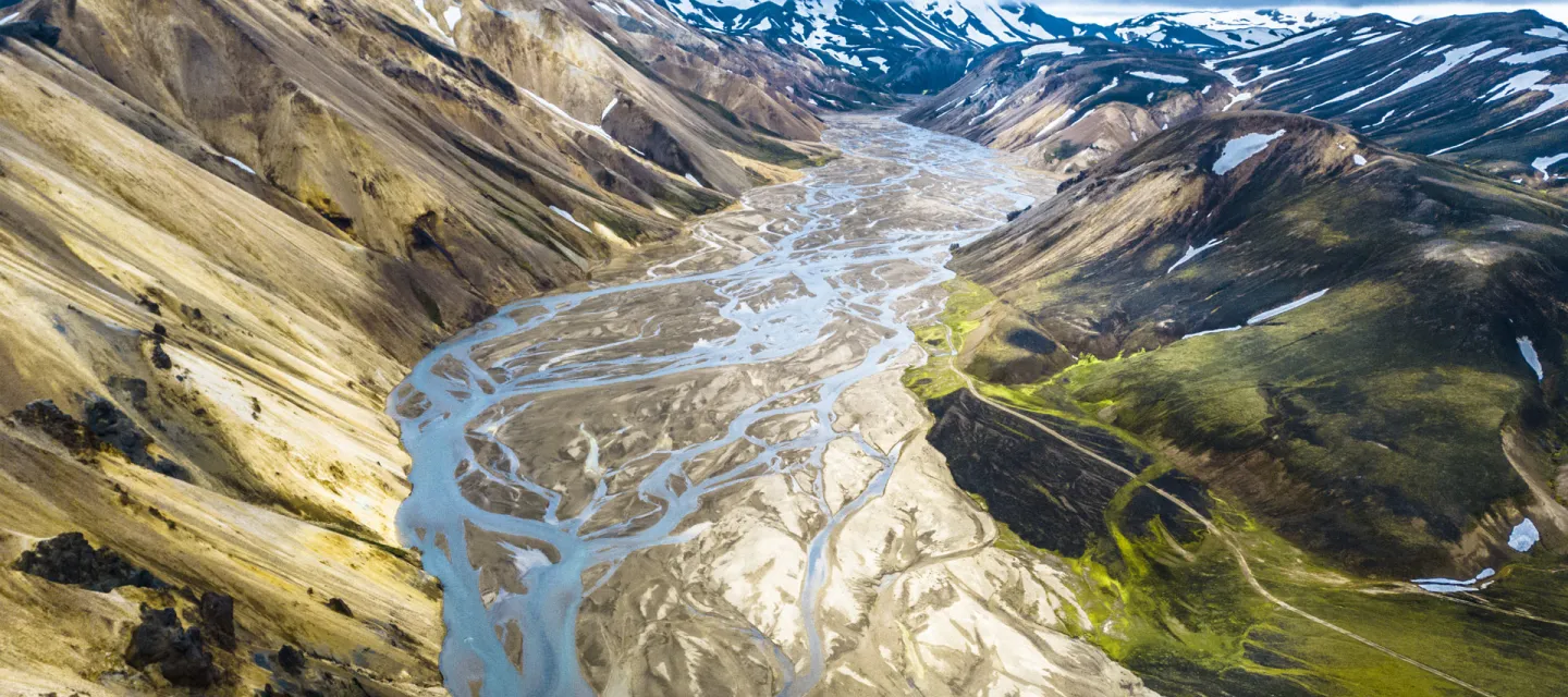 Highlands in summer, Iceland.