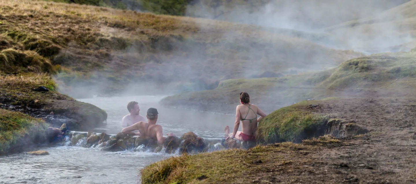 Reykjadalur hotspring, Iceland.